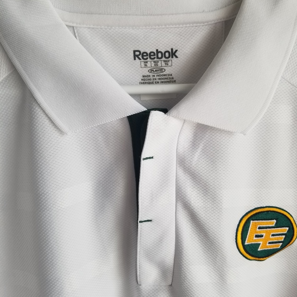 EDMONTON FOOTBALL TEAM SIZE XL WHITE GOLF …